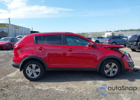 2011 Kia Sportage Lx from USA, damaged, VIN KNDPB3A29B7134221